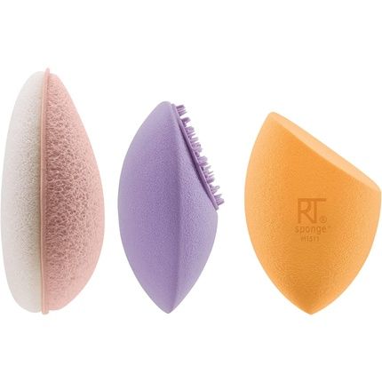 Real Techniques Sponge+ Beauty Makeup Blenders For Facial Cleansing And Toner - Image 3