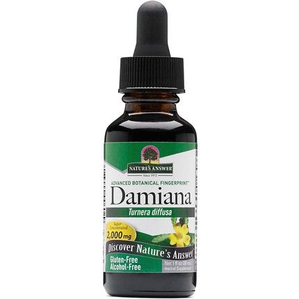 Nature'S Answer Damiana Extract Alcohol-Free 1 Fl Oz 30Ml
