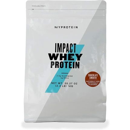 Myprotein Impact Whey Isolate Protein Chocolate Smooth 1000G - 1Kg Pack