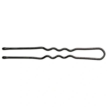 Shophair Wavy/Beaded Hairpins Kifix Black 4.5Cm 250G