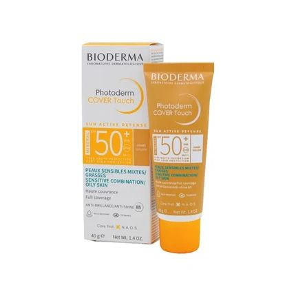 Bioderma Photoderm Cover Touch Mineral Makeup For Sensitive Combination To Oily Skin Spf 50 40 G - Image 3
