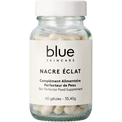Blue Skincare Nacre Clat Skin Perfecting Food Supplement Enriched