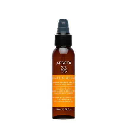 Apivita Keratin Repair Nourishing & Repairing Hair Oil 100Ml