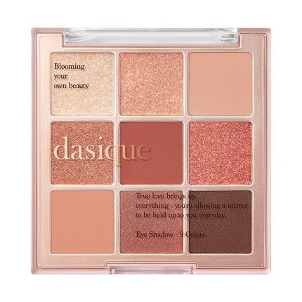 Dasique Shadow Palette No. 02 Rose Petal Cruelty-Free 9 Blendable Shades