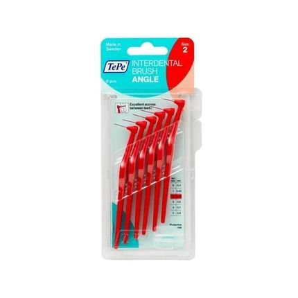 Tepe Angle Interdental Brush Red 05 Mm 6 Pieces - Image 3