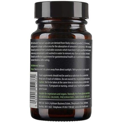 Kiki Health Activated Charcoal 50 Capsules50 Stuck - Image 3