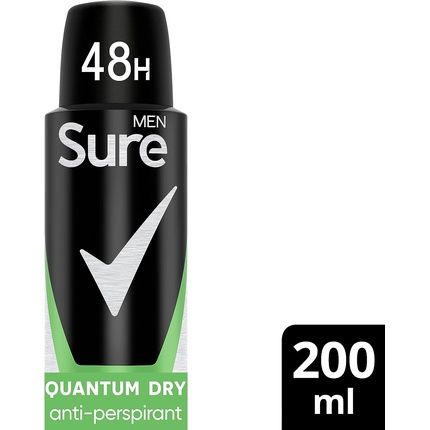 Sure Men Quantum Dry Anti-Perspirant Aerosol Deodorant For Men 200Ml