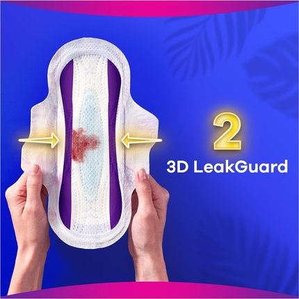 Always Platinum Long Plus Size 2 Sanitary Towels With Wings - Image 3