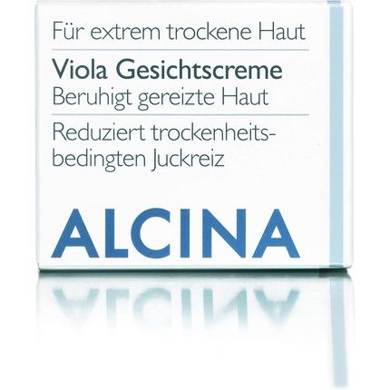 Alcina Viola Face Cream For Dry Skin Reduces Itching Prevents Dandruff 100Ml