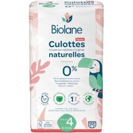 Biolane Natural Panties Size 4 For 8-15 Kg