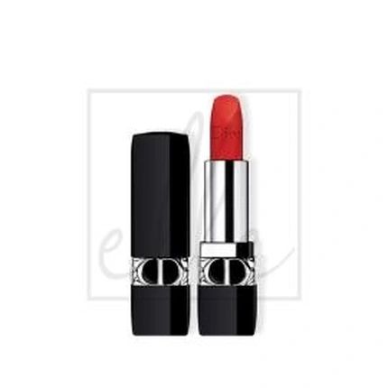 Christian Dior Rouge Dior Refillable Lipstick 888 Strong Red 0.12Oz