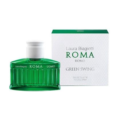 Laura Biagiotti Roma Uomo Green Swing Eau De Toilette 40Ml Men Spray