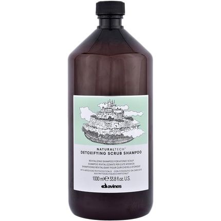 Natural Tech By Davines Detoxifying Scrub Shampoo 1000Ml