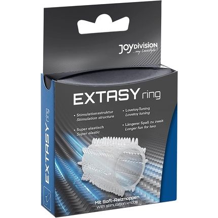 Joydivision Extasy Ring Stretchable Penis Ring Transparent