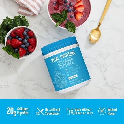 Vital Proteins Collagen Peptide Powder Supplement Type I, Iii - Hydrolyzed Collagen - Non-Gmo - 20G Per Serving - Flavorless 567G Canister - Image 3