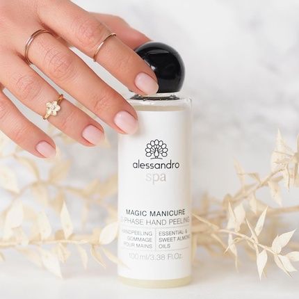 اليساندرو سبا مانيكير سحري لتقشير اليدين على مرحلتين للنساء، مقشر 3.38 أونصة