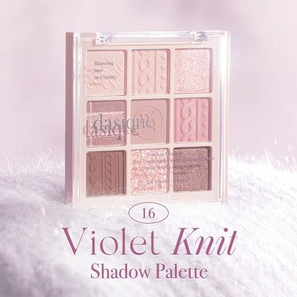 Dasique Shadow Palette #16 Violet Knit Vegan Cruelty-Free 9 Blendable - Image 3