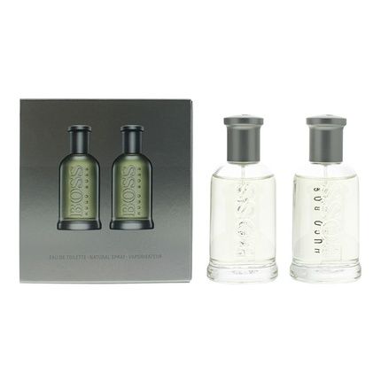 Hugo Boss Bottled 2 Piece Gift Set 2 X Eau De Toilette 50Ml For Men