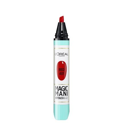 L'Oreal Paris Make Up Designer Magic Mani Nail Polish Pen Red 401 4Ml