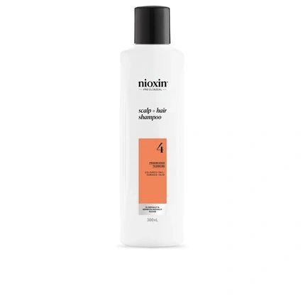 Nioxin System 4 Shampoo Dyed And Damaged Hair With Advanced Weakening 300 Ml