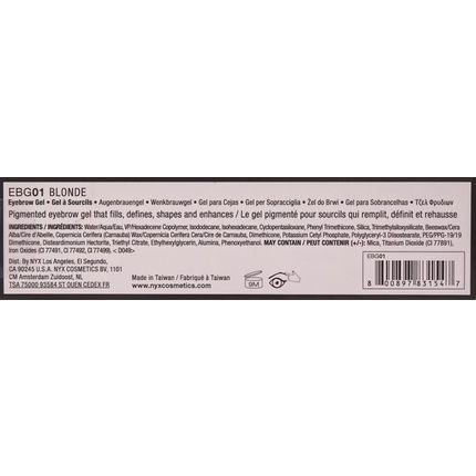 Nyx Eyebrow Gel Blonde - Image 3