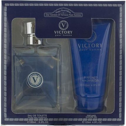 Designer French Collection Victory Eau De Toilette Gift Set - 100Ml Edt And 120Ml Shower Gel