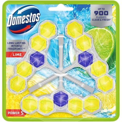 Domestos Power 5 Toilet Stone Lime Toilet Cleaner