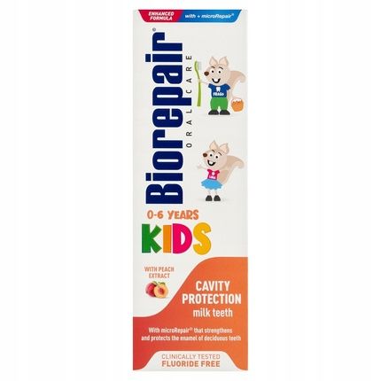 Biorepair Kids Toothpaste For Children Peach 50Ml