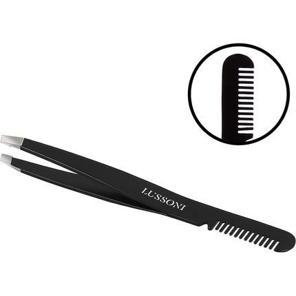 Lussoni Mu Acc Slant Tweezers With Comb 10G - Image 3