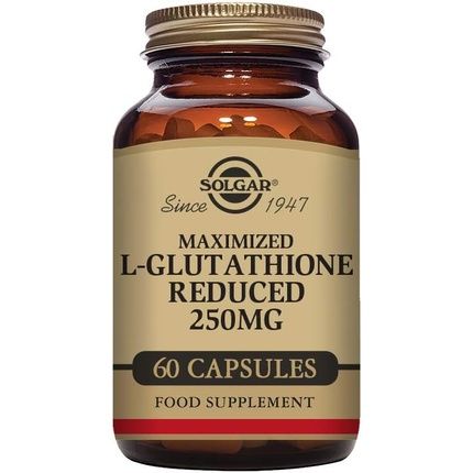 Solgar Maximised L-Glutathione Reduced 250Mg Vegetable Capsules - High Potency Source - Amino Acid - Vegan