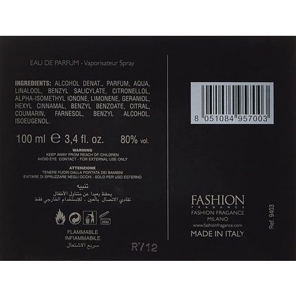 Roccobarocco Black Eau De Parfum Woman 350G - Image 3