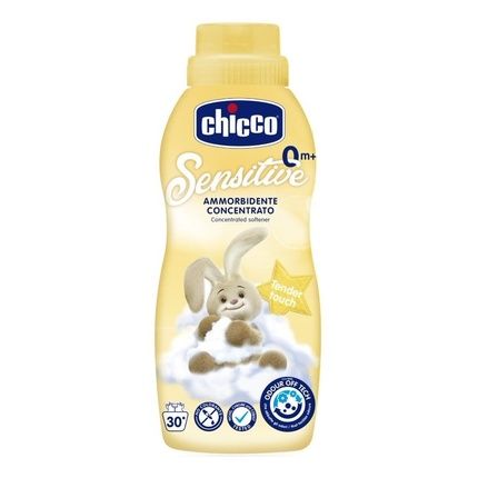 Chicco Tender Touch Fabric Softener And Rinse For Children'S Clothing 0M+, 750Ml