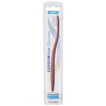 Elgydium Style Recycled Soft Toothbrush - Pink
