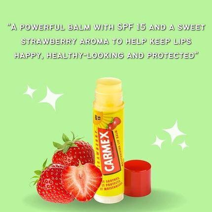 Carmex Strawberry Lip Balm Stick 10G - Image 3