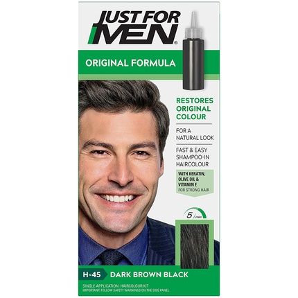 Just For Men Care Tinting Shampoo Dark Brown Black 60Ml