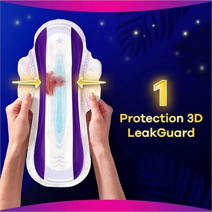 Always Platinum Secure Night Sanitary Pads With Wings Size 4 - Pack Of 7 - Image 3