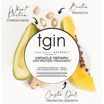 Tgin Miracle Repairx Curl Protein Reconstructor For Natural Hair - Dry