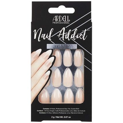 Ardell Nail Addict - French Style - Fake Nails - French Nail Tips