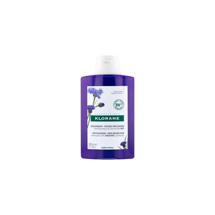 Klorane Reflection Shampoo With Centaurea Extract 200Ml Neutralizes Yellow Tones For White Gray And Platinum Blonde Hair