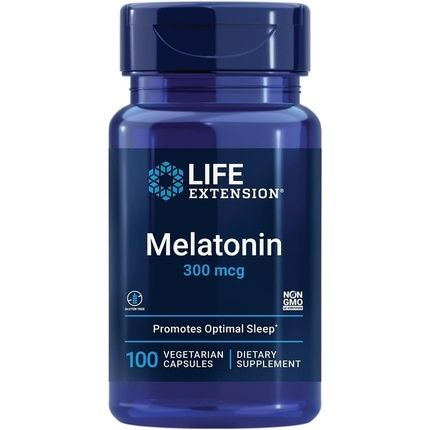 Life Extension Melatonin 300 Mcg Gentle Sleep Support Healthy Circadian