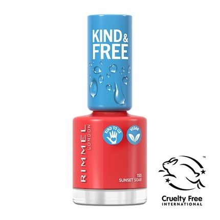 Kind & Free Vegan Nail Polish 155 Sunset Soar 8Ml
