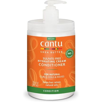 Cantu Hydrating Cream Conditioner Salon Size 709G - Sulfate-Free