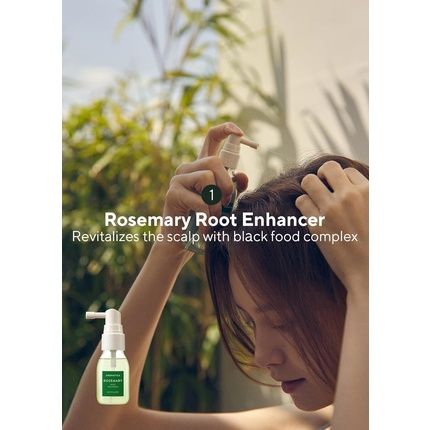 Aromatica Rosemary Scalp Scaling Trial Kit Gift Set Mini Wooden Hair Brush Shampoo 3.38 Fl. Oz. Root Enhancer 1.01 Fl. Oz. Scalp Scrub 1.01 Fl. Oz. For Clearer And Dandruff Free Hair 04 Rosemary Trial Set - Image 3