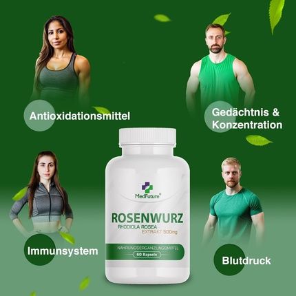 Rhodiola Rosea Extract 500Mg 60 Capsules - Image 3