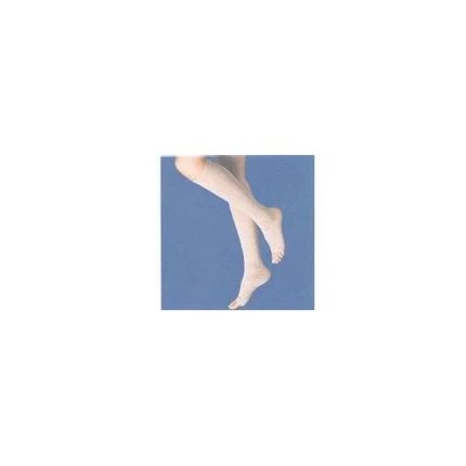 Dual Sanitaly Therapeutic Kneehigh Compression Stocking Beige Unisex Size 3 Open Toe