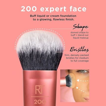 Real Techniques Expert Face Makeup Brush For Foundation - Image 3