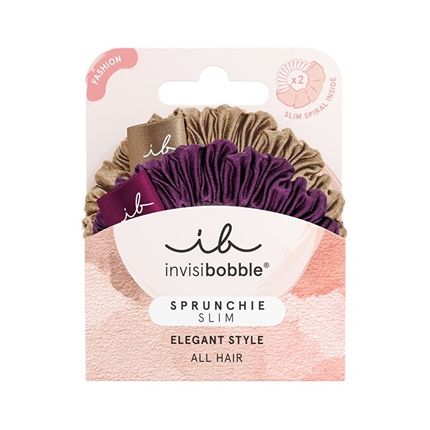 Invisibobble Sprunchie Slim The Snuggle Is Real 2 Pcs Hair Elastics