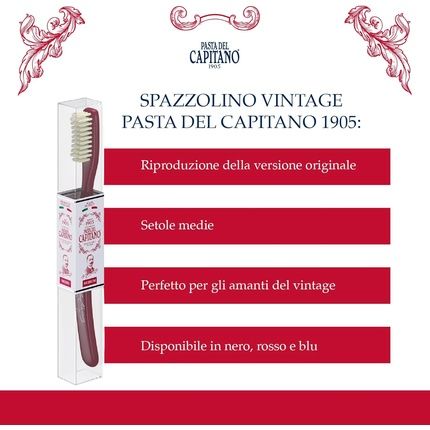 Pasta Del Capitano Medium Toothbrush - Red - Image 3