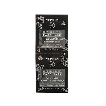 Apivita Apivita Mask For Young Oily Skin With Propolis 2X8Ml