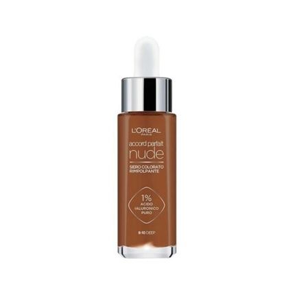L'Oreal Paris Accord Parfait Nude Plumping Colored Serum N. 8-10 Deep